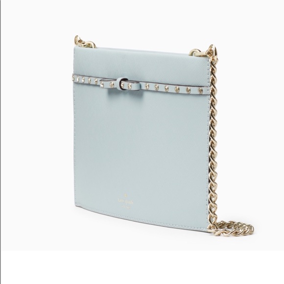 Kate Spade Elliott Street Mini Sima Shimmer Blue - Picture 6 of 14